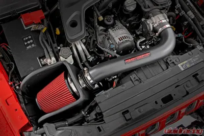 Rough Country Cold Air Intake w/Pre-Filter Bag Jeep Gladiator JT Wrangler JL 2 Door Wrangler JL Unlimited 2018-2022 - 10479PF