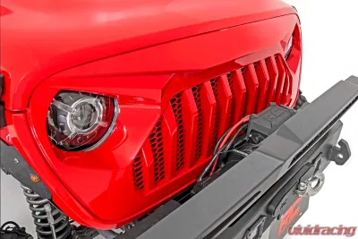 Rough Country Replacement Grille Angry Eyes Jeep Gladiator JT | Wrangler JL 4WD 18-25 - 10496