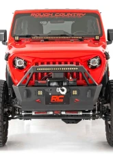 Rough Country Replacement Grille Angry Eyes Jeep Gladiator JT | Wrangler JL 4WD 18-25                                     - 10496 - Image 3