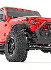 Rough Country Replacement Grille Angry Eyes Jeep Gladiator JT | Wrangler JL 4WD 18-25                                     - 10496 - Image 4