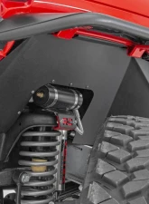 Rough Country Front Inner Fender Liners for Jeep Wrangler 2018-2024, Black Powder Coat                                     - 10497A - Image 3