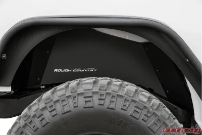 Rough Country Rear Steel Inner Fenders | Fender Liners Jeep Wrangler 2007-2018 - 10500