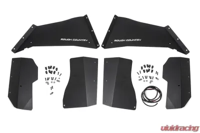 Rough Country Rear Steel Inner Fenders | Fender Liners Jeep Wrangler 2007-2018 - 10500