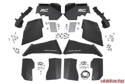 Rough Country Inner Fenders Front and Rear Jeep Wrangler JK Unlimited 2WD | 4WD Wrangler JK 2 Door 2007-2018 - 10511