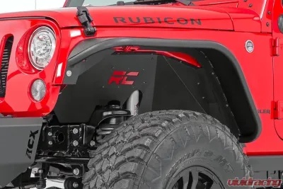 Rough Country Inner Fenders Front and Rear Jeep Wrangler JK Unlimited 2WD | 4WD Wrangler JK 2 Door 2007-2018 - 10511