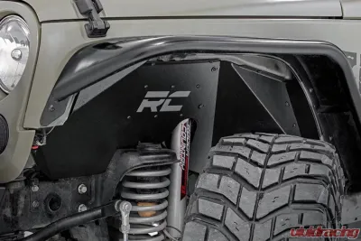 Rough Country Inner Fenders Front and Rear Jeep Wrangler JK Unlimited 2WD | 4WD Wrangler JK 2 Door 2007-2018 - 10511