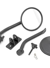 Rough Country Round Trail Mirror for Jeep Wrangler 2007-2017 - Easy 30min Install                                     - 10519A - Image 5