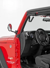 Rough Country Round Trail Mirror for Jeep Wrangler 2007-2017 - Easy 30min Install                                     - 10519A - Image 4