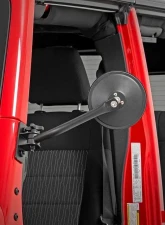 Rough Country Round Trail Mirror for Jeep Wrangler 2007-2017 - Easy 30min Install                                     - 10519A - Image 5