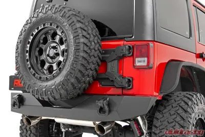 Rough Country Heavy Duty Tire Carrier Jeep Wrangler JK Unlimited 2WD | 4WD Wrangler JK 2 Door 2007-2018 - 10523