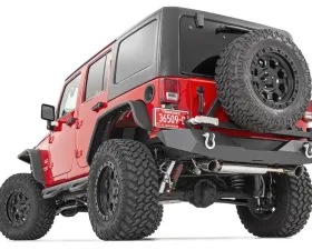 Rough Country Flat Fender Flare Front and Rear Jeep Wrangler JK Unlimited 2WD | 4WD Wrangler JK 2 Door 2007-2018