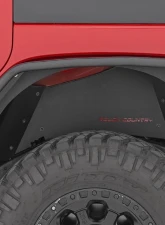 Rough Country Flat Fender Flare Front and Rear Jeep Wrangler JK Unlimited 2WD | 4WD Wrangler JK 2 Door 2007-2018                                     - 10533 - Image 3