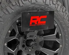 Rough Country License Plate Bracket Jeep Wrangler 2007-2018