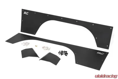 Rough Country Fender & Quarter Panel Armor Front Combo - 10577_A