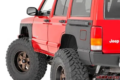 Rough Country Full Body Armor Rear Jeep Cherokee XJ 2WD 4WD 1984-1996 - 10578