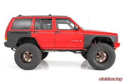 Rough Country Full Body Armor Rear Jeep Cherokee XJ 2WD 4WD 1984-1996 - 10578