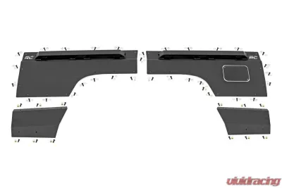 Rough Country Full Body Armor Rear Jeep Cherokee XJ 2WD 4WD 1997-2001 - 10579