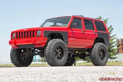 Rough Country Full Body Armor Front and Rear Jeep Cherokee XJ 2WD 4WD 1984-1996 - 10580