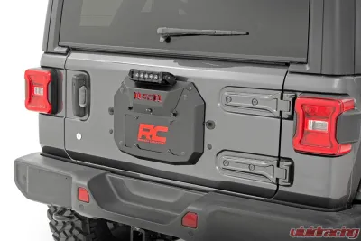 Rough Country Spare Tire Carrier Delete Kit Black Series Jeep Wrangler JL 2 Door Wrangler JL Unlimited 2018-2022 - 10584