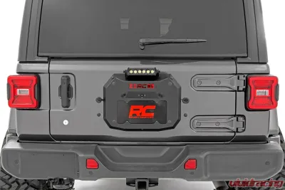 Rough Country Spare Tire Carrier Delete Kit Black Series Jeep Wrangler JL 2 Door Wrangler JL Unlimited 2018-2022 - 10584