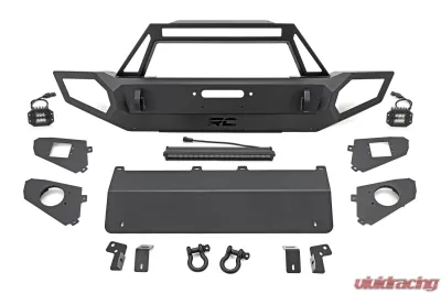 Rough Country Full Width Front Trail Bumper for Jeep Gladiator & Wrangler 2007-2024 - 10585