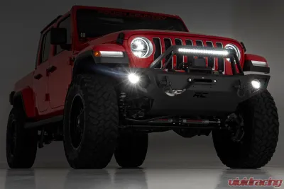 Rough Country Full Width Front Trail Bumper for Jeep Gladiator & Wrangler 2007-2024 - 10585