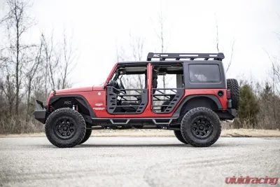 Rough Country Tubular Doors Front and Rear Jeep Wrangler JK Unlimited 2WD | 4WD Wrangler JK 2 Door 2007-2018 - 10588