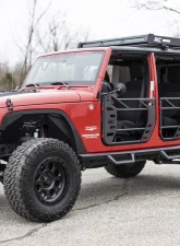 Rough Country Tubular Doors Front and Rear Jeep Wrangler JK Unlimited 2WD | 4WD Wrangler JK 2 Door 2007-2018                                     - 10588 - Image 6