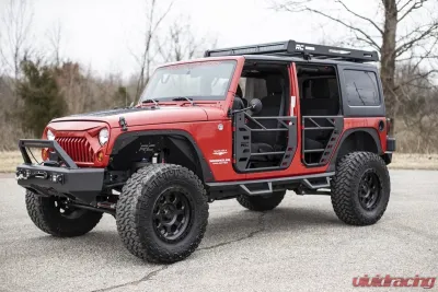 Rough Country Tubular Doors Front and Rear Jeep Wrangler JK Unlimited 2WD | 4WD Wrangler JK 2 Door 2007-2018 - 10588