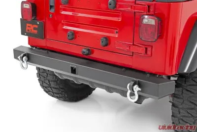 Rough Country Classic Full Width Rear Bumper Jeep Wrangler YJ TJ 4WD 1987-2006 - 10591