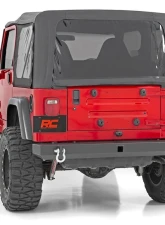 Rough Country Classic Full Width Rear Bumper Jeep Wrangler YJ TJ 4WD 1987-2006                                     - 10591 - Image 2