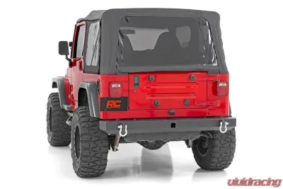 Rough Country Classic Full Width Rear Bumper Jeep Wrangler YJ TJ 4WD 1987-2006 - 10591