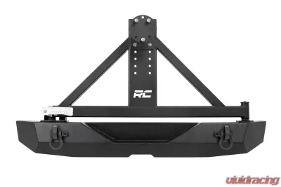 Rough Country Rear Bumper Rock Crawler Tire Carrier Jeep Wrangler JK | Wrangler Unlimited 07-18 - 10594A