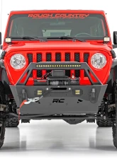 Rough Country Front Stubby Trail Bumper for Jeep Gladiator 2020-2024, Wrangler 2007-2024                                     - 10597A - Image 6