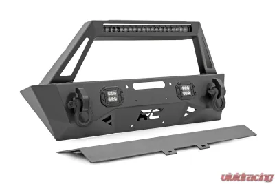 Rough Country Front Stubby Trail Bumper for Jeep Gladiator 2020-2024, Wrangler 2007-2024 - 10597A
