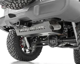 Rough Country Muffler Skid Plate Jeep Wrangler JL 2018-2023