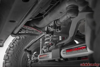 Rough Country High Steer Kit Drag Link w/Track Bar Bracket Jeep Wrangler JK Unlimited 2WD | 4WD Wrangler JK 2 Door 2007-2018 - 10601