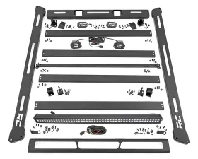 Rough Country Roof Rack w/LED Lights Jeep Wrangler JK Unlimited 2WD | 4WD Wrangler JK 2 Door 2007-2018