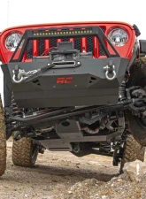 Rough Country Skid Plate Combo for Jeep Wrangler JL Unlimited 2018-2019, 3/16" Steel                                     - 10616 - Image 4