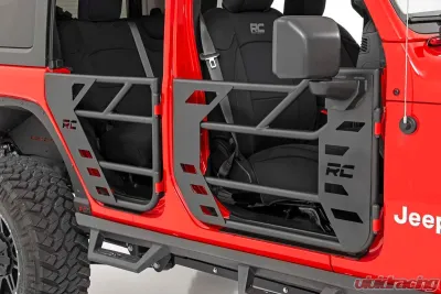 Rough Country Jeep Steel Tube Doors, Front 18-20 JL | 2020 Gladiator Jeep - 10617