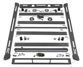 Rough Country Roof Rack w/LED Lights Jeep Wrangler JL 2 Door Wrangler JL Unlimited 2018-2022