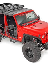 Rough Country Roof Rack w/LED Lights Jeep Wrangler JL 2 Door Wrangler JL Unlimited 2018-2022                                     - 10622 - Image 2