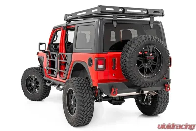 Rough Country Roof Rack w/LED Lights Jeep Wrangler JL 2 Door Wrangler JL Unlimited 2018-2022 - 10622