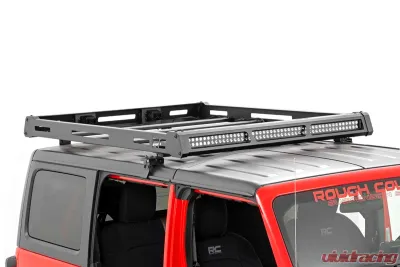 Rough Country Roof Rack w/LED Lights Jeep Wrangler JL 2 Door Wrangler JL Unlimited 2018-2022 - 10622