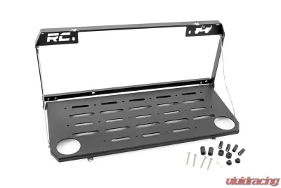 Rough Country Tailgate Table for Jeep Wrangler JL 2021-2024 & Unlimited 2018-2025, 26.75" Wide - 10625