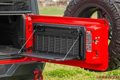 Rough Country Tailgate Table for Jeep Wrangler JL 2021-2024 & Unlimited 2018-2025, 26.75" Wide - 10625