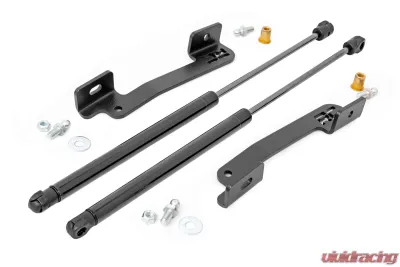 Rough Country Hydraulic Hood Assist Jeep Gladiator JT Wrangler JL 2 Door Wrangler JL Unlimited 2018-2022 - 10629