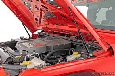 Rough Country Hydraulic Hood Assist Jeep Wrangler JK Unlimited 2WD 4WD Wrangler JK 2 Door 2007-2018 - 10643
