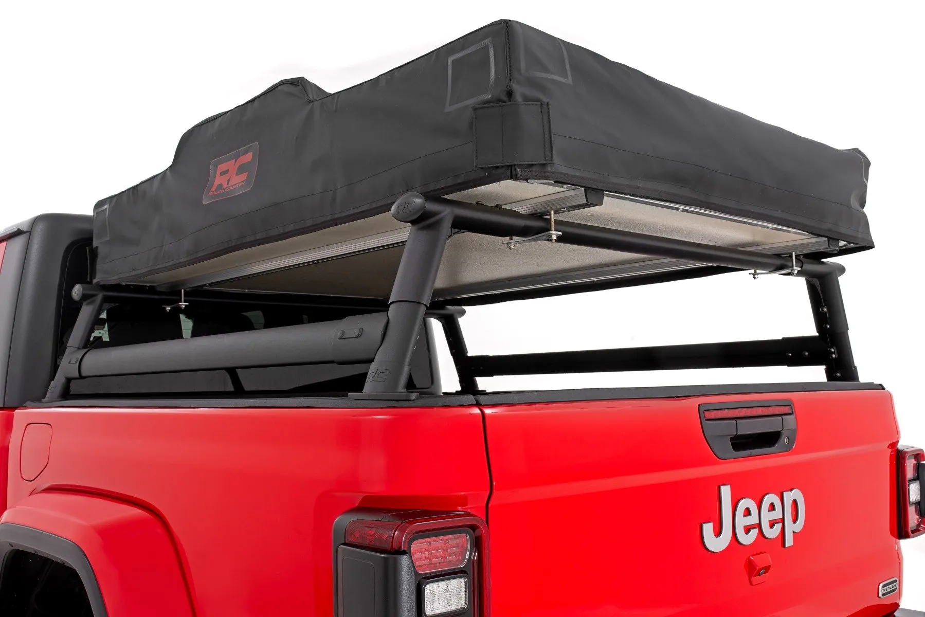 Rough Country Bed Rack Half Rack Aluminum Jeep Gladiator JT 4WD 2020-2025 - 10644