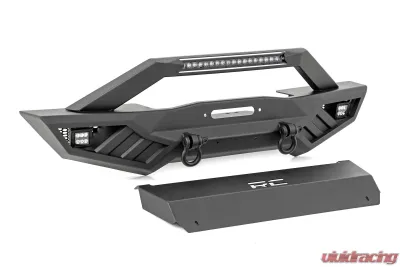 Rough Country Full Width Off-Road Bumper for Jeep Gladiator 2020-2024 & Wrangler 2007-2024 - 10645A